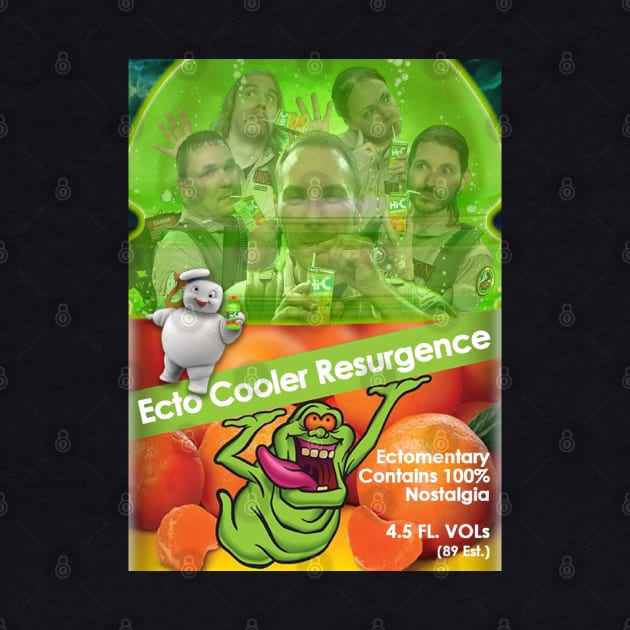 Ecto Cooler Resurgence Poster - Style E by Twin Ports Ghostbusters